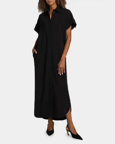 Brandon Maxwell The Emory Shirtdress in Twill | Thumbnail 2 Brandon Maxwell The Emory Shirtdress in Twill | Thumbnail 2