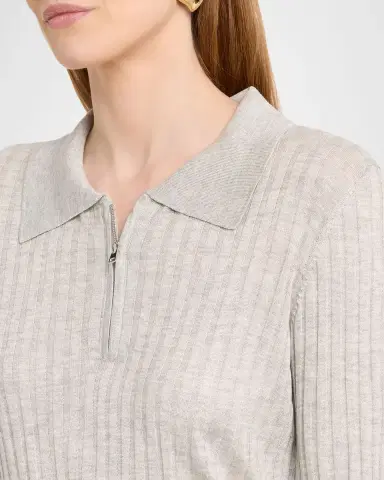 Brandon Maxwell The Sabine Polo Sweater | Thumbnail 6 Brandon Maxwell The Sabine Polo Sweater | Thumbnail 6