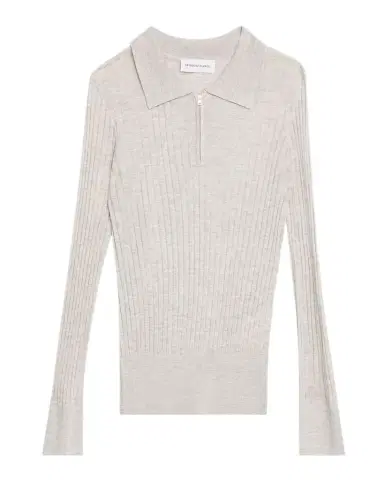 Brandon Maxwell The Sabine Polo Sweater | Thumbnail 1 Brandon Maxwell The Sabine Polo Sweater | Thumbnail 1
