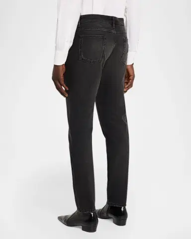 Dolce & Gabbana Men's Grey Denim Straight Leg Jeans | Thumbnail 3 Dolce & Gabbana Men's Grey Denim Straight Leg Jeans | Thumbnail 3