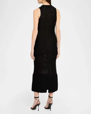 Brandon Maxwell The Lou Lou Mesh-Knit Dress | Thumbnail 3 Brandon Maxwell The Lou Lou Mesh-Knit Dress | Thumbnail 3