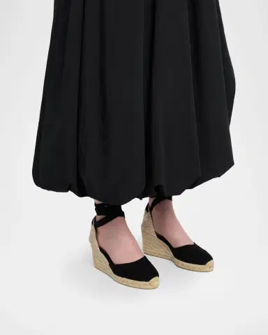 Castañer Carina Canvas Ankle-Tie Wedge Espadrilles | Thumbnail 2 Castañer Carina Canvas Ankle-Tie Wedge Espadrilles | Thumbnail 2