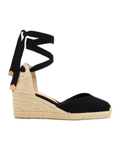 Castañer Carina Canvas Ankle-Tie Wedge Espadrilles | Thumbnail 1 Castañer Carina Canvas Ankle-Tie Wedge Espadrilles | Thumbnail 1