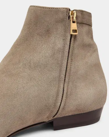 JW Anderson Ruffle Suede Ankle Boots | Thumbnail 5 JW Anderson Ruffle Suede Ankle Boots | Thumbnail 5