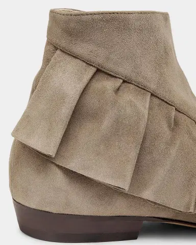 JW Anderson Ruffle Suede Ankle Boots | Thumbnail 6 JW Anderson Ruffle Suede Ankle Boots | Thumbnail 6
