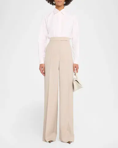 Max Mara Striped Cotton Button-Down Shirt | Thumbnail 2 Max Mara Striped Cotton Button-Down Shirt | Thumbnail 2