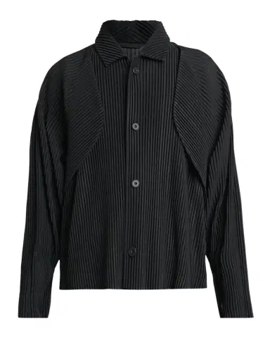 Homme Plisse Issey Miyake Men 's Pleated Button-Down Shirt | Thumbnail 1 Homme Plisse Issey Miyake Men 's Pleated Button-Down Shirt | Thumbnail 1