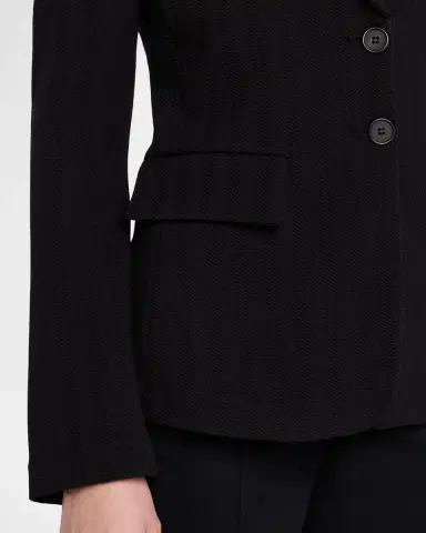 Emporio Armani Chevron Stretch Jersey Jacket | Thumbnail 4 Emporio Armani Chevron Stretch Jersey Jacket | Thumbnail 4