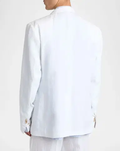 Dolce & Gabbana Men's Peak Lapel Double-Breasted Blazer | Thumbnail 3 Dolce & Gabbana Men's Peak Lapel Double-Breasted Blazer | Thumbnail 3