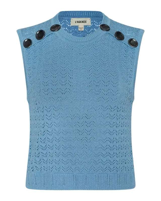 Max Pointelle Knit Vest Max Pointelle Knit Vest