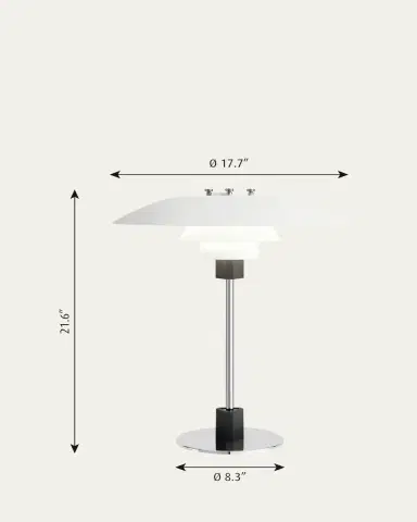 Louis Poulsen PH 4/3 White Glass Table Lamp | Thumbnail 2 Louis Poulsen PH 4/3 White Glass Table Lamp | Thumbnail 2