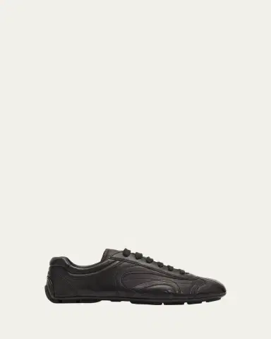 Prada Men's Montecarlo Re-Edition 2005 Nappa Leather Sneakers | Thumbnail 4 Prada Men's Montecarlo Re-Edition 2005 Nappa Leather Sneakers | Thumbnail 4