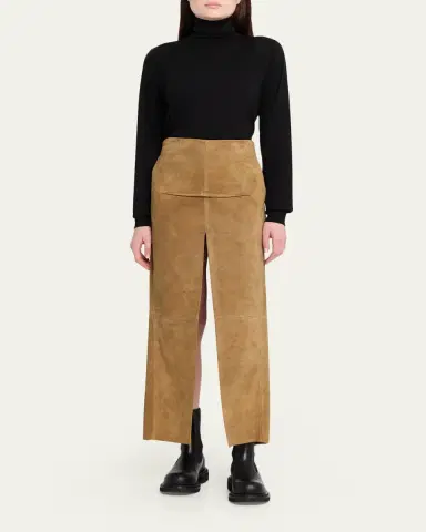 Rick Owens Sliced Suede Maxi Skirt | Thumbnail 2 Rick Owens Sliced Suede Maxi Skirt | Thumbnail 2
