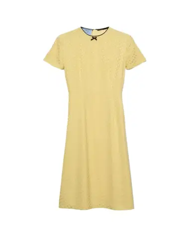 Prada Polka-Dot Silk Midi Dress | Thumbnail 1 Prada Polka-Dot Silk Midi Dress | Thumbnail 1