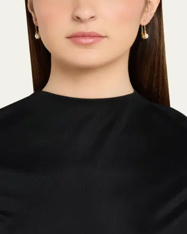 Beatriz Palacios Freshwater Pearl Safety Pin Earrings | Thumbnail 2 Beatriz Palacios Freshwater Pearl Safety Pin Earrings | Thumbnail 2