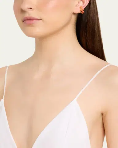 Beatriz Palacios Coral Wave Link Ear Cuff, Single | Thumbnail 2 Beatriz Palacios Coral Wave Link Ear Cuff, Single | Thumbnail 2