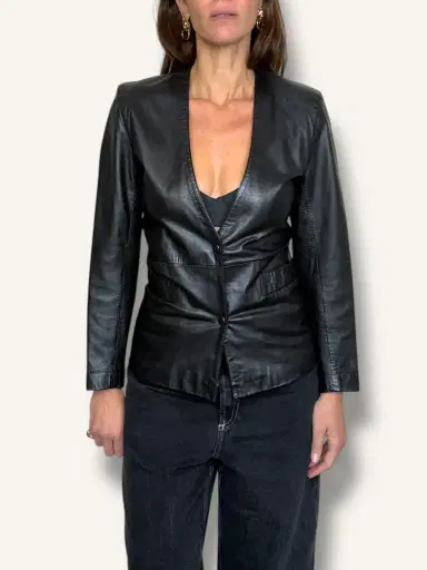 Jen Wonders Studio Leather Blazer | Thumbnail 3 Jen Wonders Studio Leather Blazer | Thumbnail 3