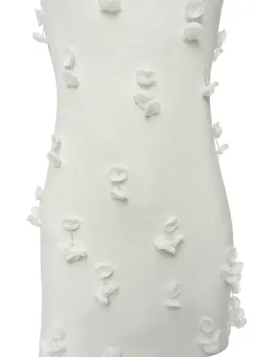 Simkhai Women's Cailinn Appliqué Linen-Blend Minidress - White - Size 14 | Thumbnail 7 Simkhai Women's Cailinn Appliqué Linen-Blend Minidress - White - Size 14 | Thumbnail 7