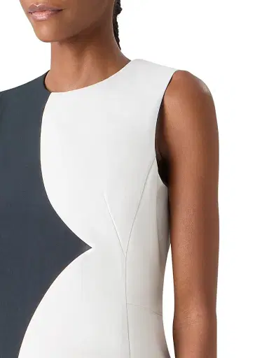 Akris Women's Cloud Print Cotton-Silk Sheath Dress | Thumbnail 5 Akris Women's Cloud Print Cotton-Silk Sheath Dress | Thumbnail 5