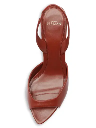 Alexandre Birman Women's Tropicana 85MM Leather Sandals - Henna - Size 11.5 | Thumbnail 4 Alexandre Birman Women's Tropicana 85MM Leather Sandals - Henna - Size 11.5 | Thumbnail 4