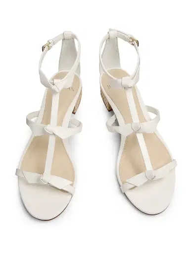 Alexandre Birman Women's Slim Lolita 30MM Leather Sandals - White - Size 11 | Thumbnail 4 Alexandre Birman Women's Slim Lolita 30MM Leather Sandals - White - Size 11 | Thumbnail 4