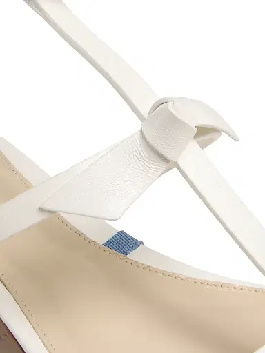 Alexandre Birman Women's Slim Lolita 30MM Leather Sandals - White - Size 11 | Thumbnail 5 Alexandre Birman Women's Slim Lolita 30MM Leather Sandals - White - Size 11 | Thumbnail 5