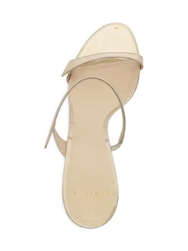 Alexandre Birman Women's Tita 85MM Metallic Leather Sandals - Yellow - Size 11 | Thumbnail 4 Alexandre Birman Women's Tita 85MM Metallic Leather Sandals - Yellow - Size 11 | Thumbnail 4