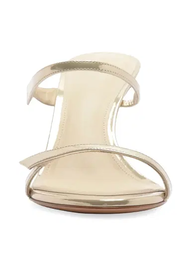 Alexandre Birman Women's Tita 85MM Metallic Leather Sandals - Yellow - Size 11 | Thumbnail 6 Alexandre Birman Women's Tita 85MM Metallic Leather Sandals - Yellow - Size 11 | Thumbnail 6