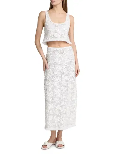 Ramy Brook Women's Kyra Sequin-Embellished Cotton Top | Thumbnail 2 Ramy Brook Women's Kyra Sequin-Embellished Cotton Top | Thumbnail 2