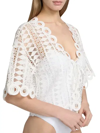 Ramy Brook Women's Dottie Cover-Up Blouse | Thumbnail 5 Ramy Brook Women's Dottie Cover-Up Blouse | Thumbnail 5
