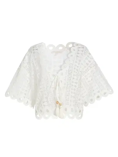 Ramy Brook Women's Dottie Cover-Up Blouse | Thumbnail 1 Ramy Brook Women's Dottie Cover-Up Blouse | Thumbnail 1