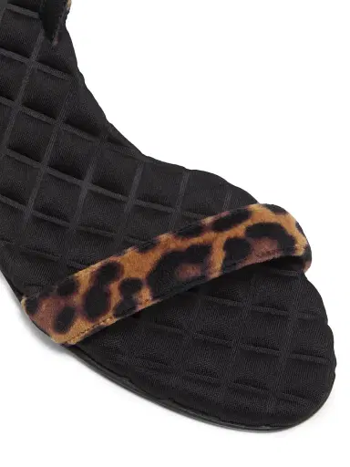 AERA Women's Claudia 70MM Vegan Leopard-Print Velvet Slingback Sandals - Leopardo | Thumbnail 5 AERA Women's Claudia 70MM Vegan Leopard-Print Velvet Slingback Sandals - Leopardo | Thumbnail 5