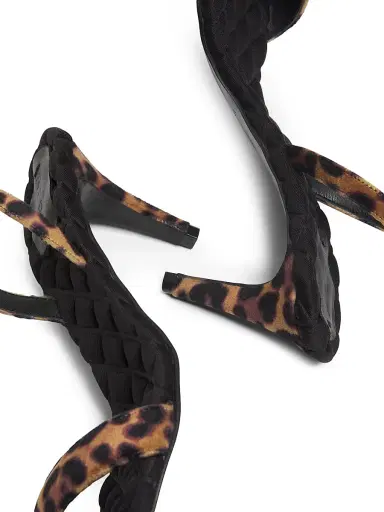 AERA Women's Claudia 70MM Vegan Leopard-Print Velvet Slingback Sandals - Leopardo | Thumbnail 6 AERA Women's Claudia 70MM Vegan Leopard-Print Velvet Slingback Sandals - Leopardo | Thumbnail 6