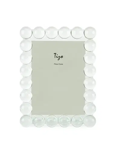 Tizo Single-Row Bubble Crystal Frame - Clear 5 x 7 | Thumbnail 1 Tizo Single-Row Bubble Crystal Frame - Clear 5 x 7 | Thumbnail 1