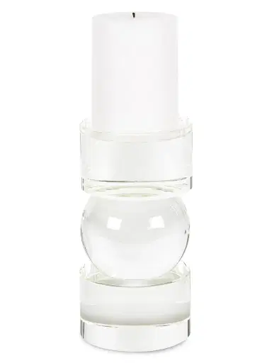 Tizo Clear Crystal Sphere Candleholder - Clear Medium | Thumbnail 2 Tizo Clear Crystal Sphere Candleholder - Clear Medium | Thumbnail 2