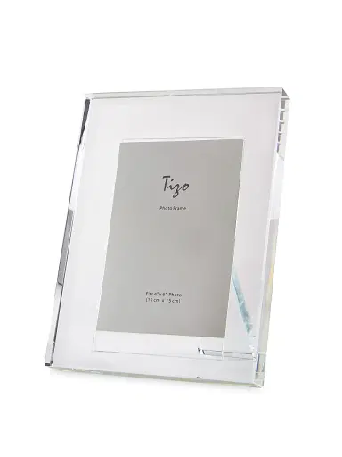 Tizo Crystal Plain 5'' X 7'' Frame - Clear 5 x 7 | Thumbnail 1 Tizo Crystal Plain 5'' X 7'' Frame - Clear 5 x 7 | Thumbnail 1