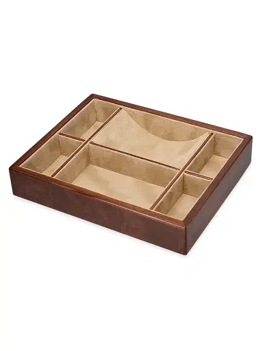 Tizo Burlwood Valet Tray - Brown | Thumbnail 2 Tizo Burlwood Valet Tray - Brown | Thumbnail 2