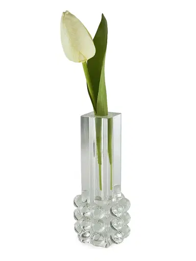 Tizo Clear Crystal Bud Bubble Vase | Thumbnail 1 Tizo Clear Crystal Bud Bubble Vase | Thumbnail 1
