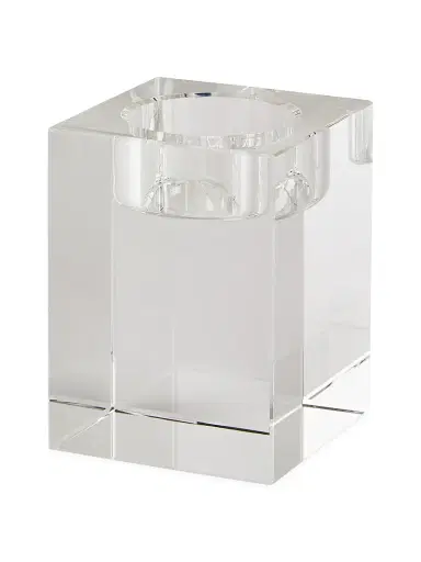 Tizo Clear Crystal Tealight Holder - Clear Medium | Thumbnail 2 Tizo Clear Crystal Tealight Holder - Clear Medium | Thumbnail 2