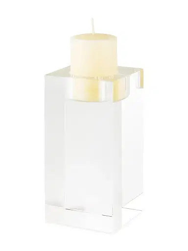 Tizo Clear Crystal Tealight Holder - Clear Medium | Thumbnail 6 Tizo Clear Crystal Tealight Holder - Clear Medium | Thumbnail 6