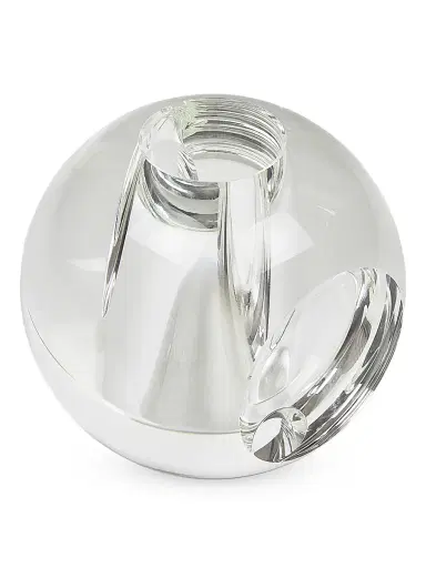 Tizo Crystal Round Bubble Vase - Clear Large | Thumbnail 2 Tizo Crystal Round Bubble Vase - Clear Large | Thumbnail 2