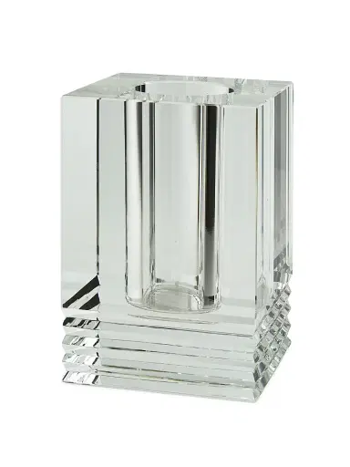 Tizo Ridge Cut Crystal Vase - Clear | Thumbnail 1 Tizo Ridge Cut Crystal Vase - Clear | Thumbnail 1