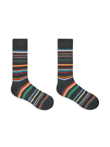 Paul Smith Men's 3-Pack Variety Patterns Socks - Black | Thumbnail 3 Paul Smith Men's 3-Pack Variety Patterns Socks - Black | Thumbnail 3