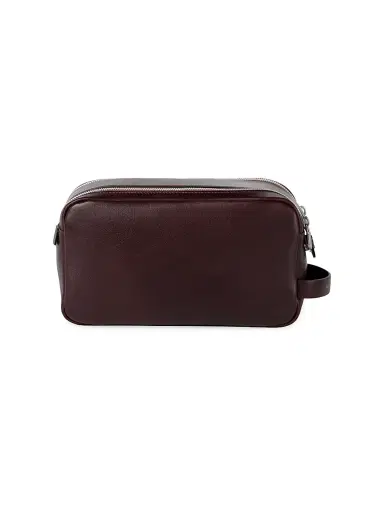 Brunello Cucinelli Calfskin Beauty Case with Double Zipper | Thumbnail 3 Brunello Cucinelli Calfskin Beauty Case with Double Zipper | Thumbnail 3