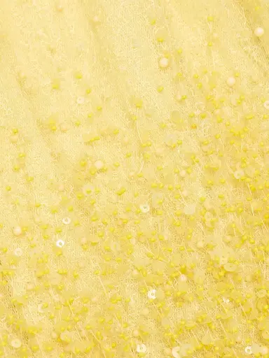 Simkhai Women's Irisa Ombré Beaded Midi-Dress - Buttercream - Size 10 | Thumbnail 7 Simkhai Women's Irisa Ombré Beaded Midi-Dress - Buttercream - Size 10 | Thumbnail 7