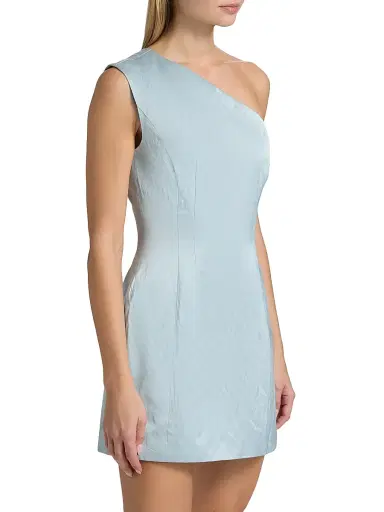 A.L.C. Women's Naya One-Shoulder Minidress - Marine Layer - Size 14 | Thumbnail 4 A.L.C. Women's Naya One-Shoulder Minidress - Marine Layer - Size 14 | Thumbnail 4