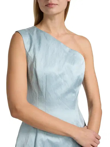 A.L.C. Women's Naya One-Shoulder Minidress - Marine Layer - Size 14 | Thumbnail 6 A.L.C. Women's Naya One-Shoulder Minidress - Marine Layer - Size 14 | Thumbnail 6
