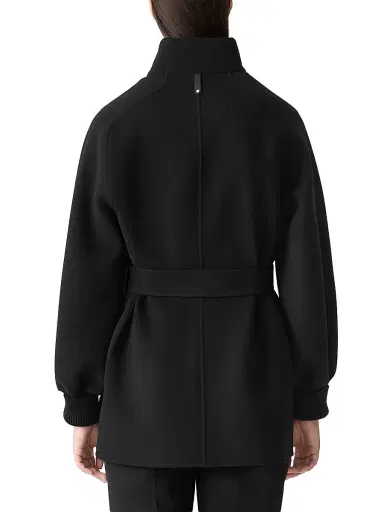 Mackage Women's Shania Tie-Waist Wool Jacket - Black - Size XL | Thumbnail 5 Mackage Women's Shania Tie-Waist Wool Jacket - Black - Size XL | Thumbnail 5