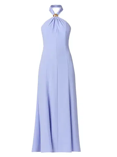 Shoshanna Women's Keller Panelled Halter Midi-Dress - Lilac | Thumbnail 1 Shoshanna Women's Keller Panelled Halter Midi-Dress - Lilac | Thumbnail 1