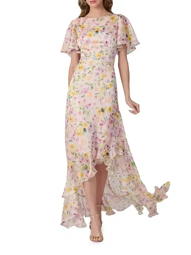 Shoshanna Women's Chauncey Floral Chiffon Maxi Dress - Multi | Thumbnail 2 Shoshanna Women's Chauncey Floral Chiffon Maxi Dress - Multi | Thumbnail 2